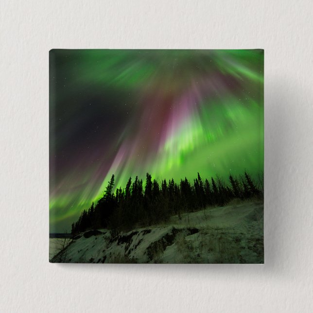 Corona Aurora 2 Inch Square Button (Front)