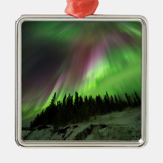 Corona Aurora Metal Ornament (Front)