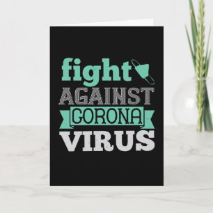 Corona - Fight Against Corona Virus Card