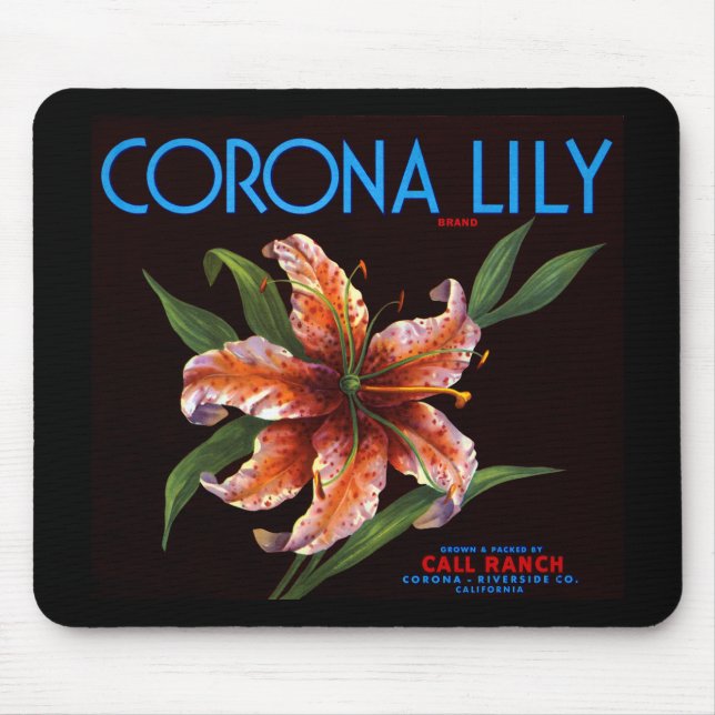 Corona Lily Mouse Pad (Front)