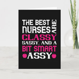 Corona Nurses - Best Nurses Are Classy Card