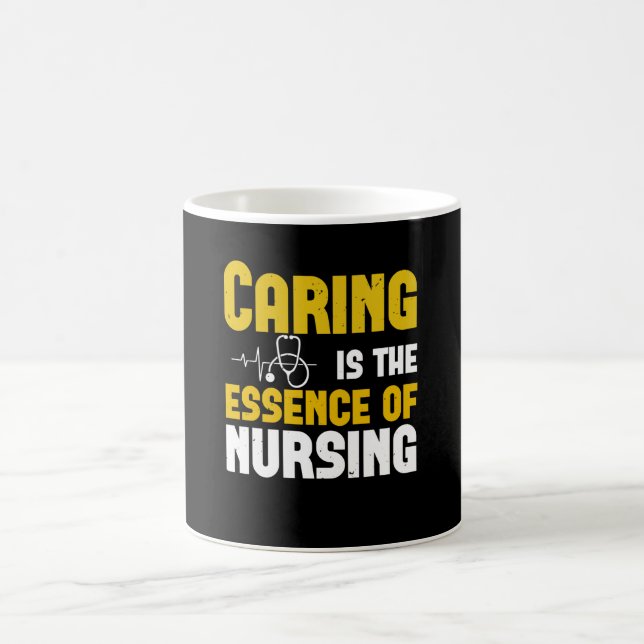 Corona Nurses - Caring Is The Essence Coffee Mug (Center)