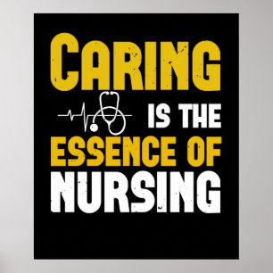 Corona Nurses - Caring Is The Essence Poster