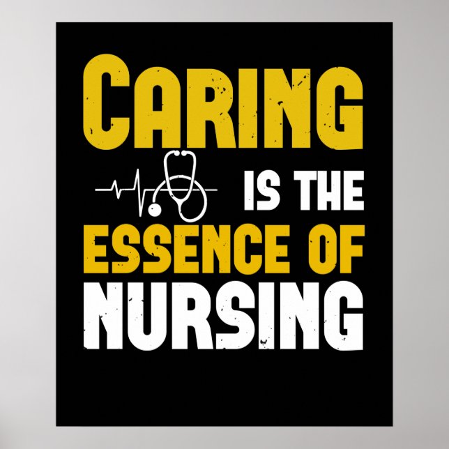 Corona Nurses - Caring Is The Essence Poster (Front)