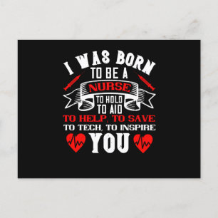 Corona Nurses - I Was Born To Be A Nurse Postcard