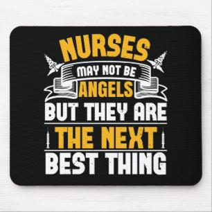 Corona Nurses May Not Be Angels Mouse Pad