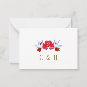 Corona Virus Message Enclosure With Invitations