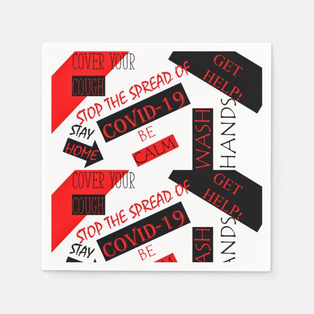 CORONA VIRUS NAPKIN (Front)