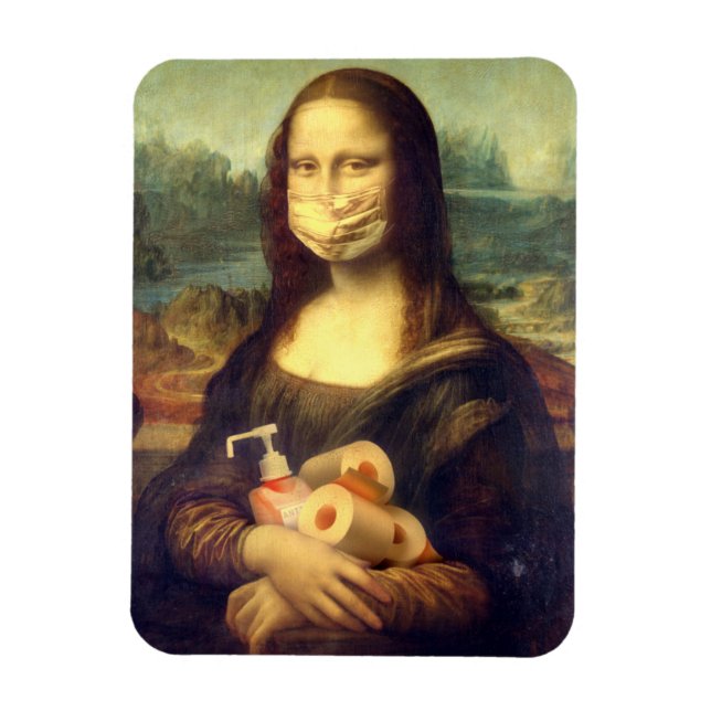 Corona Virus Portrait Magnet (Vertical)