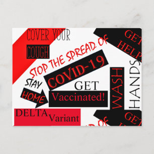 CORONA VIRUS  POSTCARD