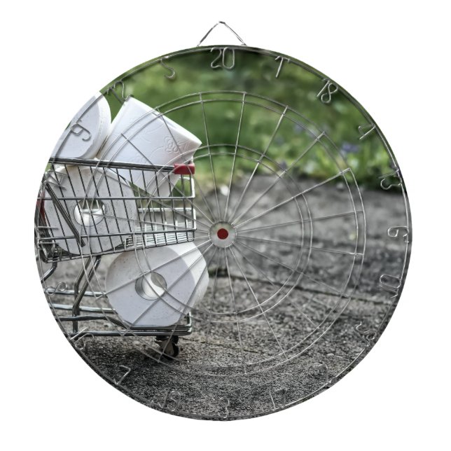 Corona Virus Protective Mask Dartboard (Front)