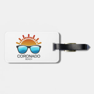Coronado Beach California Sunglasses Luggage Tag