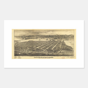 Coronado Beach San Diego California (1880) Sticker