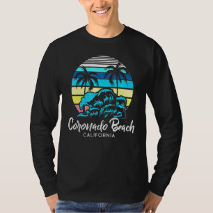 Coronado Beach Tropical Vibes Summer Vacation Souv T-Shirt