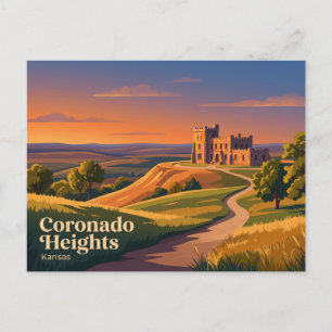 Coronado Heights Park USA Postcard