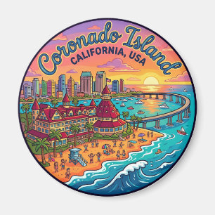 Coronado Island USA Magnet