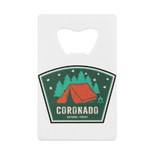 Coronado National Forest Camping Credit Card Bottle Opener