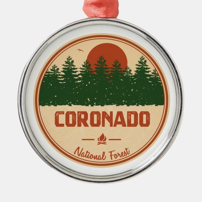 Coronado National Forest Metal Ornament (Front)