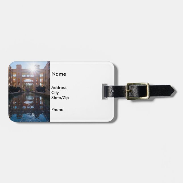 Coronado Sunburst Luggage Tag (Front Horizontal)