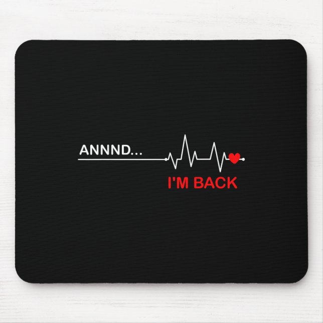 Coronary Byp Artery Open Heart Diseases Surgery He Mouse Pad (Front)