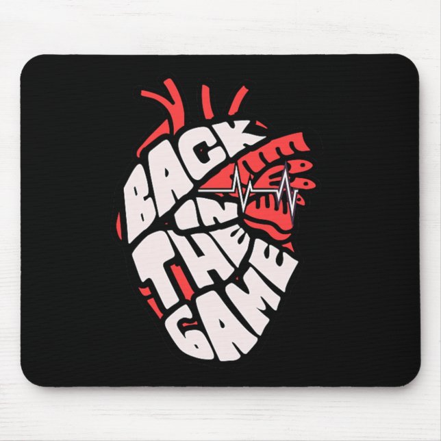 Coronary Bypass Artery Open Heart Diseases Surgery Mouse Pad (Front)