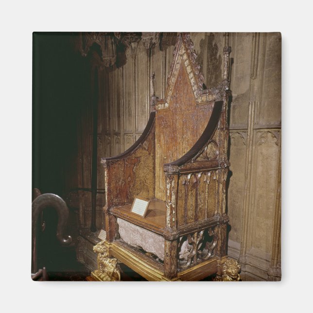 Coronation chair made for Edward I by 'Walter' Magnet (Front)