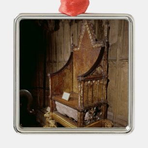 Coronation chair made for Edward I by 'Walter' Metal Ornament