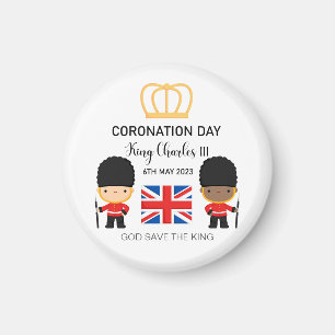 Coronation day 2023 King Charles III Personalized  Magnet