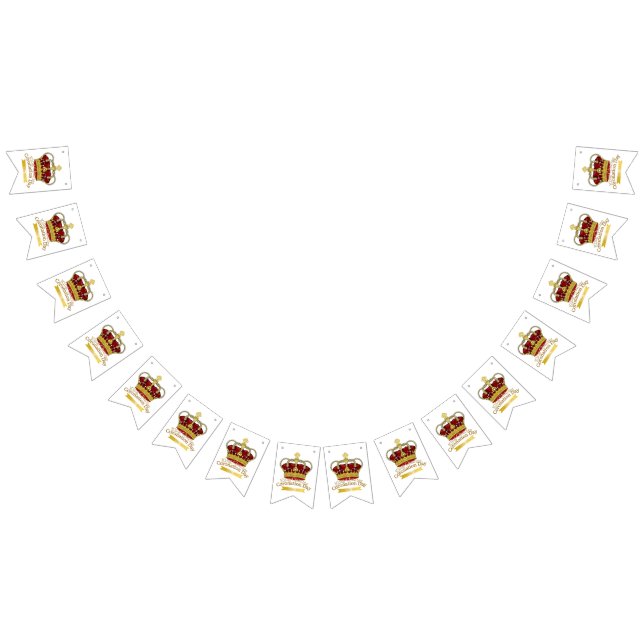 Coronation Day Crown Bunting Flags (All)