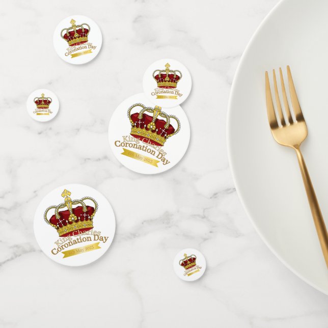 Coronation Day Crown Confetti (Group)