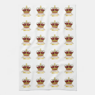 Coronation Day Crown Kitchen Towel