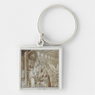 Coronation of Charlemagne Keychain