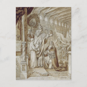 Coronation of Charlemagne Postcard