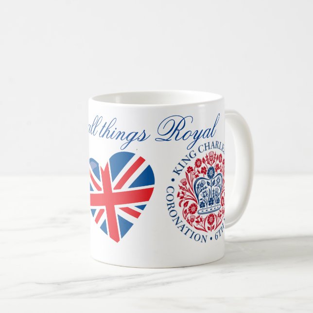 Coronation of King Charles III Celebration Cup (Front Right)