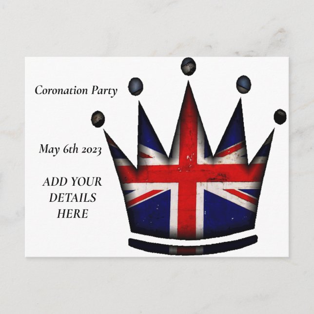 Coronation of King Charles III Postcard (Front)