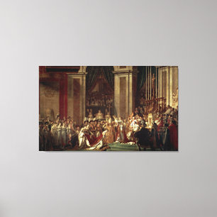 Coronation of Napoleon by Jacques-Louis David Canvas Print
