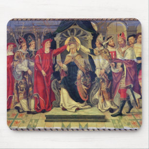 Coronation of Pope Celestine V in August 1294 Mouse Pad