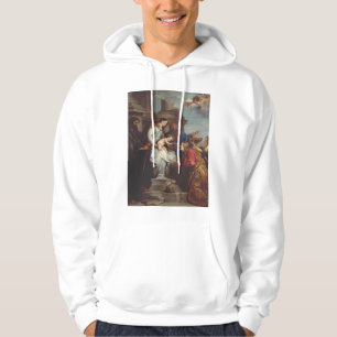 Coronation of Saint Rosalia by Anthony van Dyck Hoodie