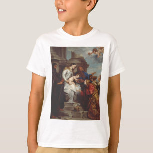 Coronation of Saint Rosalia by Anthony van Dyck T-Shirt