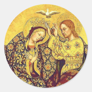 Coronation of the Blessed Virgin Mary Stickers