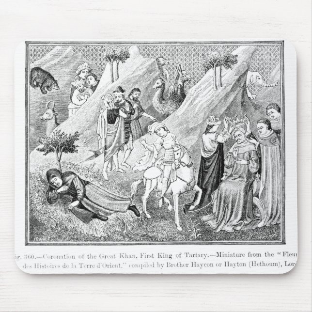 Coronation of the Great Khan Mouse Pad (Front)