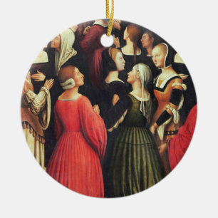 Coronation of the Virgin, 1513 (oil on panel) (det Ceramic Ornament