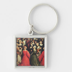 Coronation of the Virgin, 1513 (oil on panel) (det Keychain