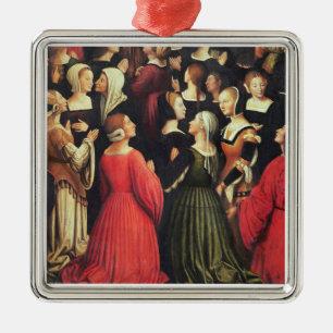 Coronation of the Virgin, 1513 (oil on panel) (det Metal Ornament