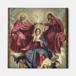 Coronation of the Virgin, c.1641-42 Magnet