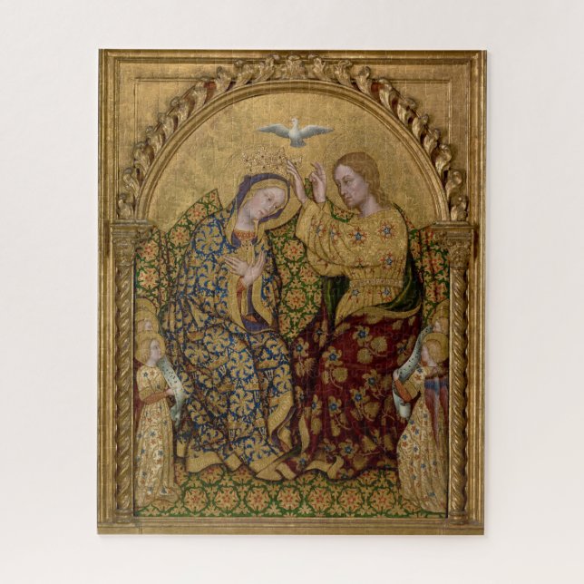 Coronation of the Virgin Christian Art Jigsaw Puzzle (Vertical)