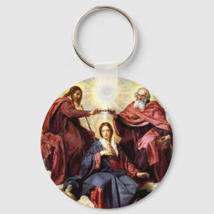 Coronation of the Virgin Keychain