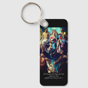 Coronation of the Virgin Keychain