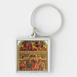 Coronation of the Virgin Keychain