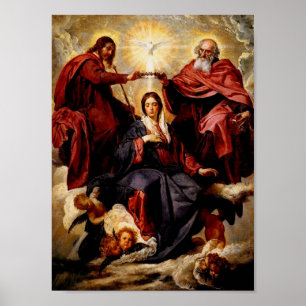 Coronation of The Virgin Mary Poster